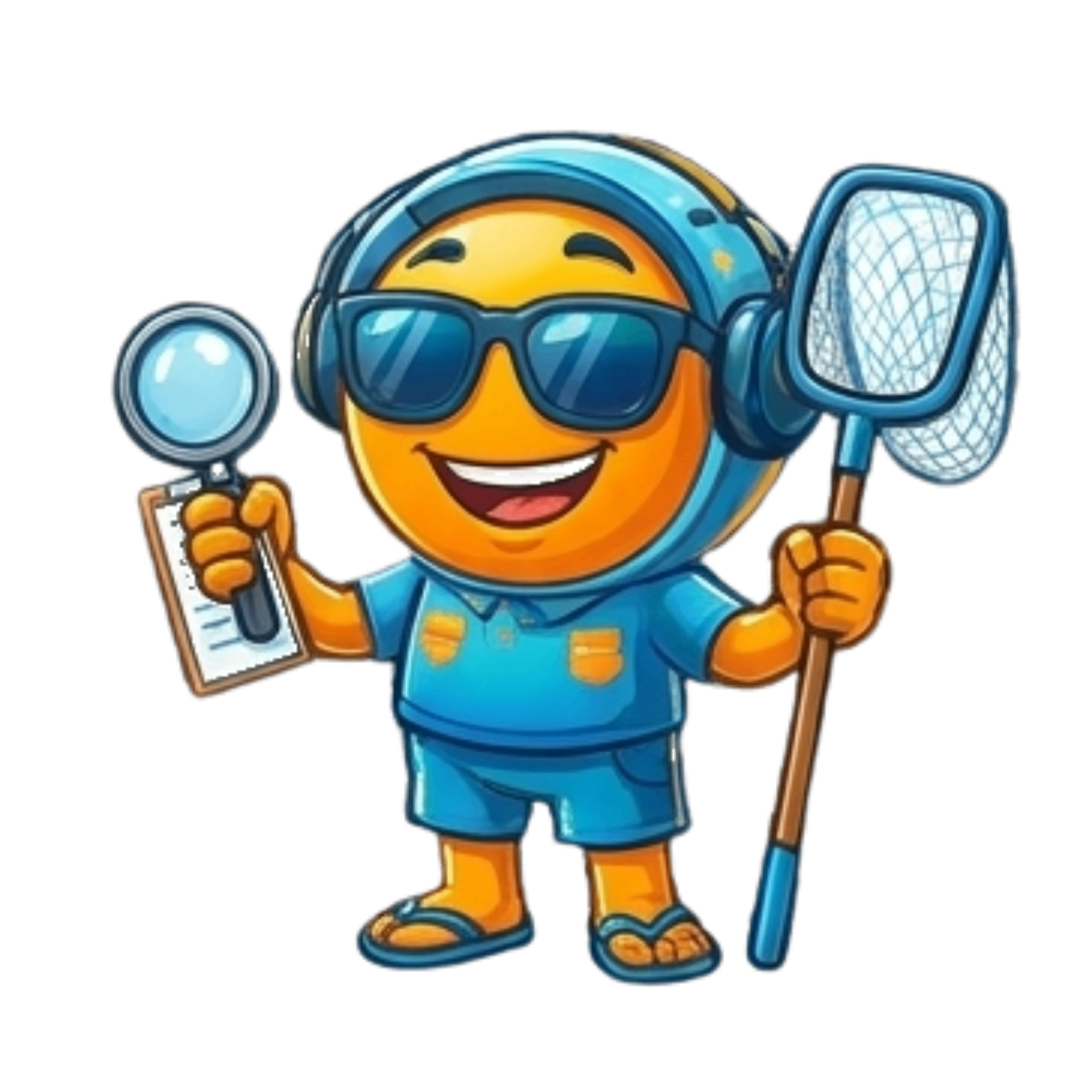 Splash, Poolside Pro's mascot